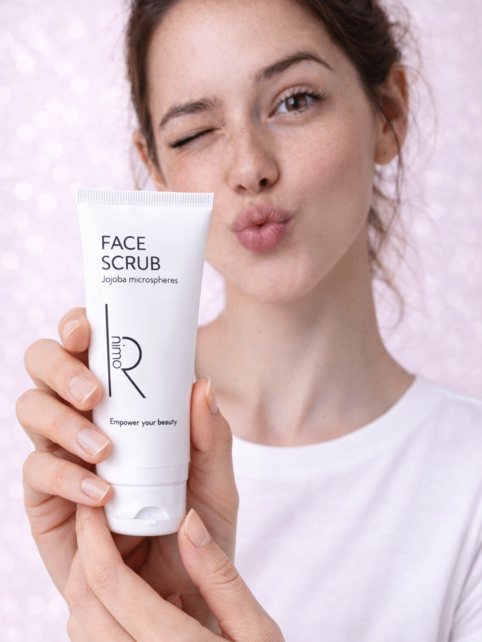 Scrub per fytyren me perla jojobe